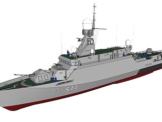 精细船只军事模型军舰 航母 潜水艇(30)